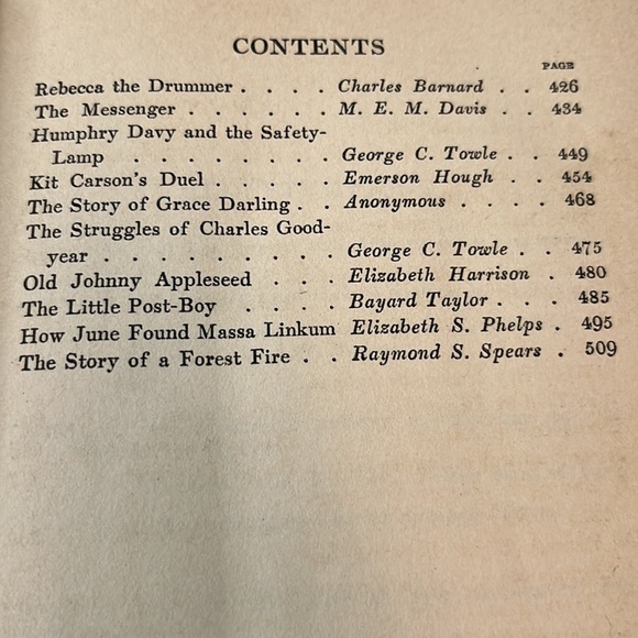 Vintage 1918 Junior Classics Young Folks Shelf Of Books Stories Of Courage HC - Picture 8 of 16